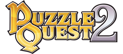 Puzzle Quest 2 title screen for Nintendo DS